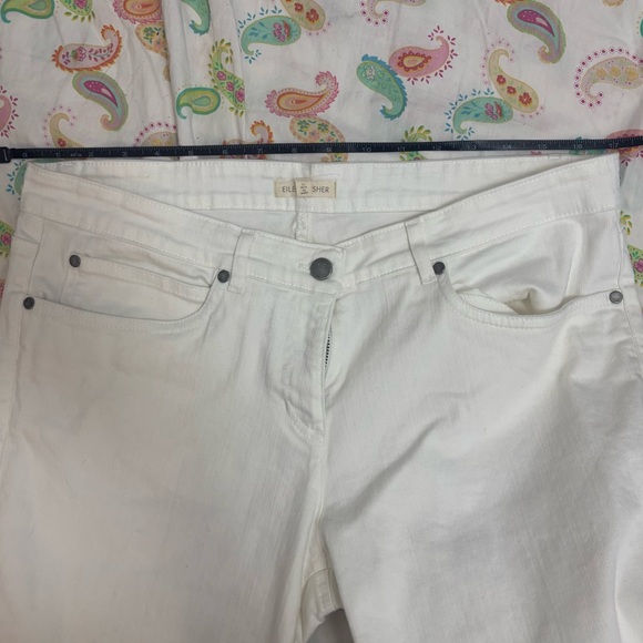 Eileen Fisher White Jeans - Picture 12 of 16